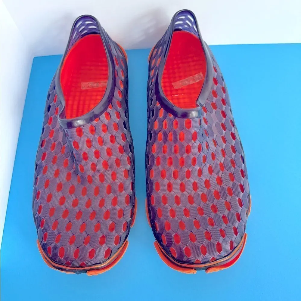 Men's Blue and Orange cool Swim and Beach Shoes